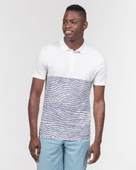 Blue Matter Divide Men's Slim Fit Short Sleeve Polo