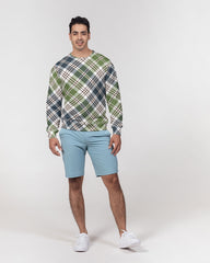 Classic Plaid Men's Classic French Terry Crewneck Pullover