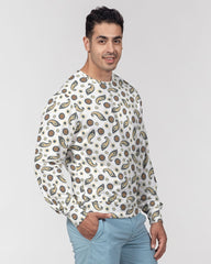 Morning Paisley Men's Classic French Terry Crewneck Pullover