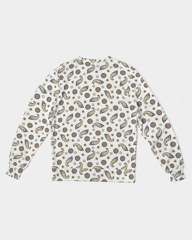 Morning Paisley Men's Classic French Terry Crewneck Pullover