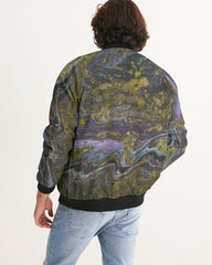 Gold Paint Men's Bomber Jacket