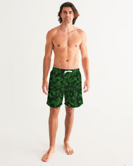 AV Green Camo Men's Swim Trunk