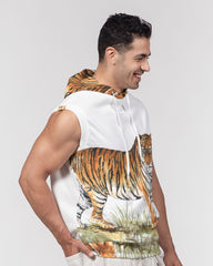 Tiger Love Men's Premium Heavyweight Sleeveless Hoodie