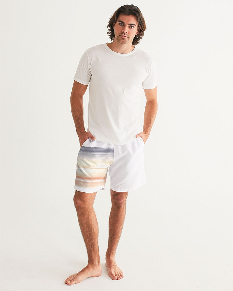 Men's Breezy Swim Trunks — bold all-over print by AmbiVirile, view 5