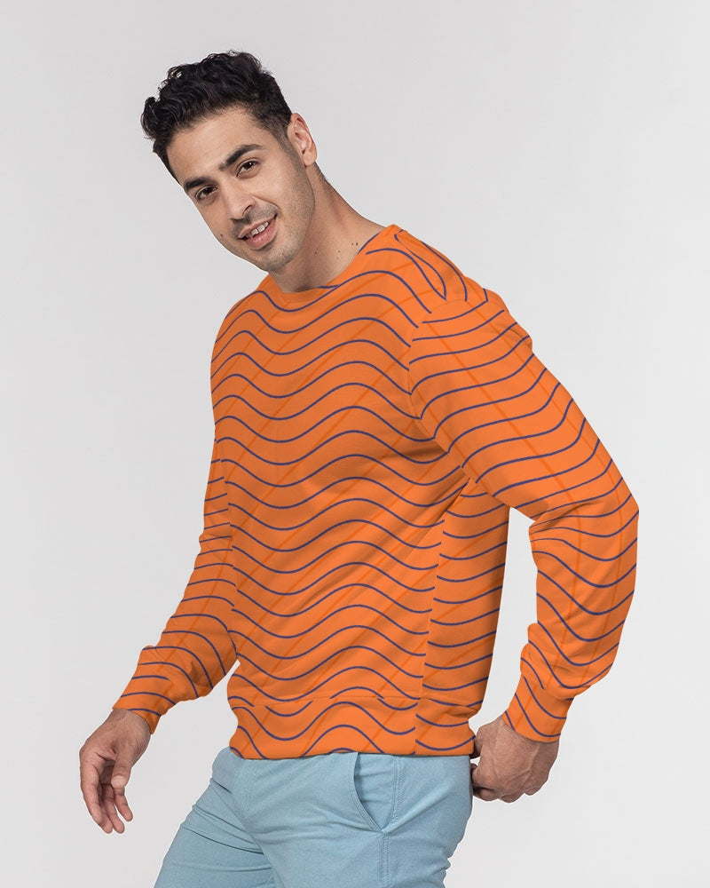 Pumpkin Men's Classic French Terry Crewneck Pullover