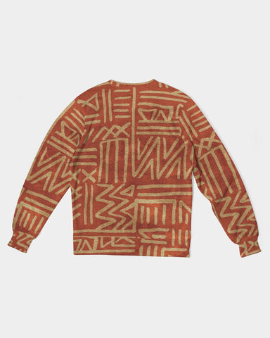 Tribal Cloth Men's Classic French Terry Crewneck Pullover
