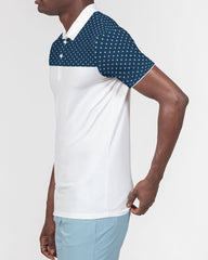 Blue Dot Men's Slim Fit Short Sleeve Polo