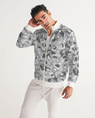 AV White Camo Men's Track Jacket