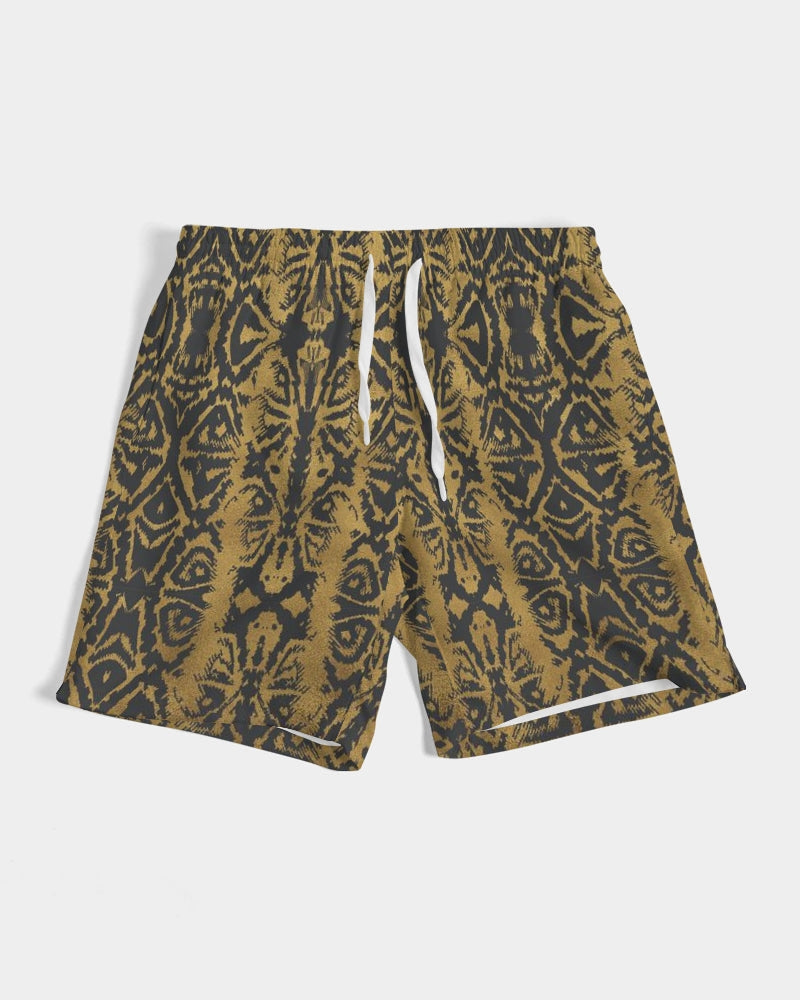Men's Gold Skin Swim Trunks — bold all-over print by AmbiVirile, view 6