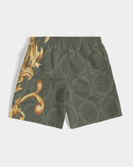 Ornate Gold Men's Swim Trunk