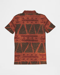 Tribe Love Men's Slim Fit Short Sleeve Polo