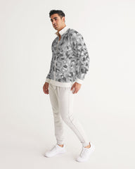 AV White Camo Men's Track Jacket