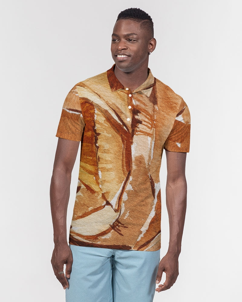 Autumn Bloom Slim Fit Polo