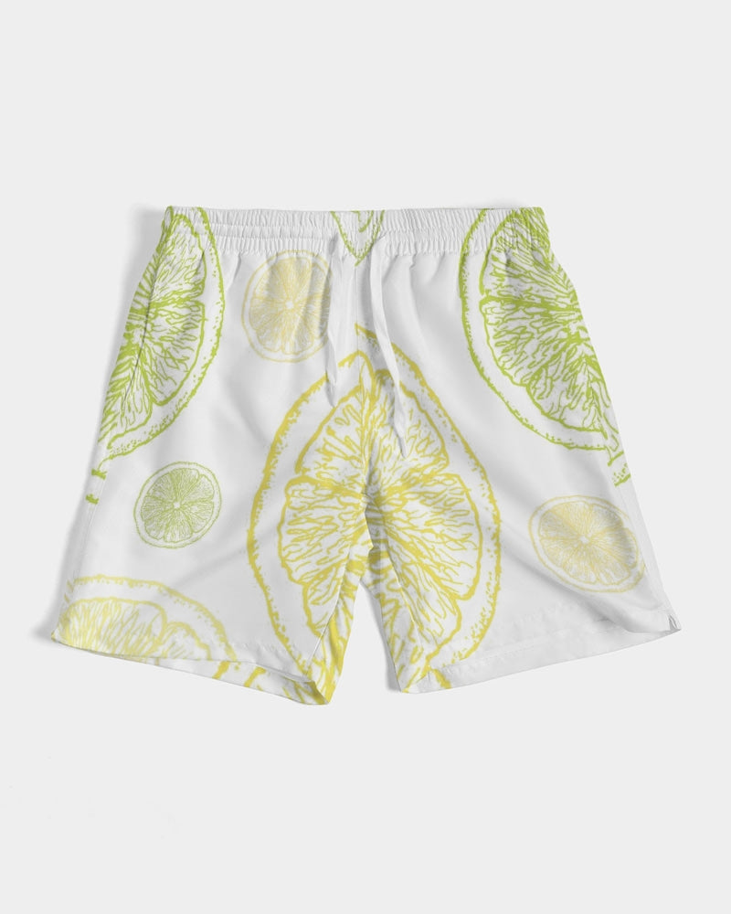Men's Lemonade Swim Trunks — bold all-over print by AmbiVirile, view 6