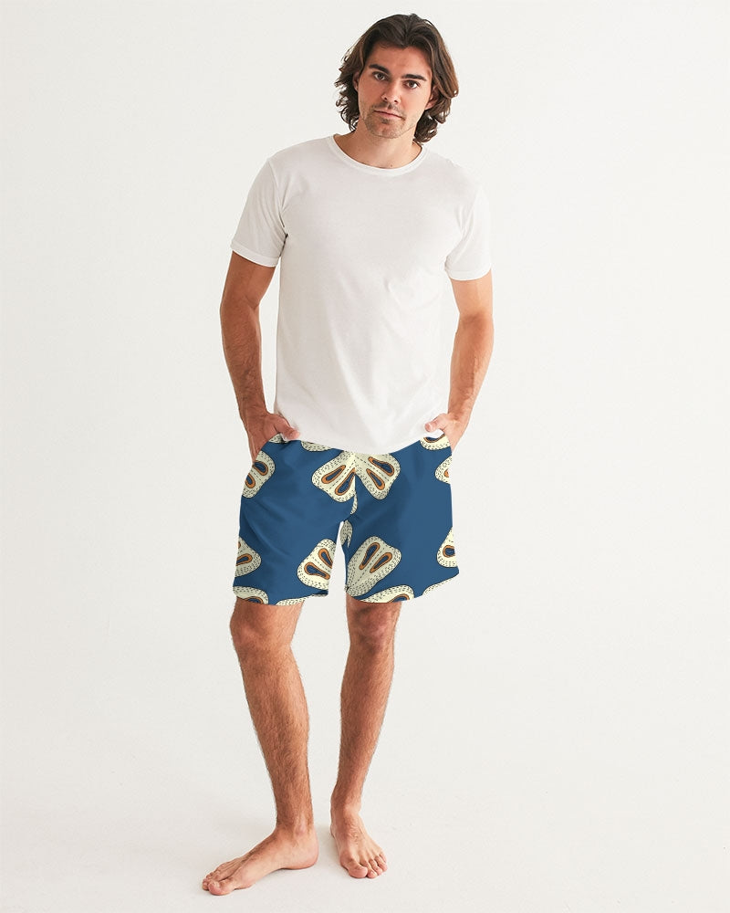 Men's Tribal Flower Swim Trunks — bold all-over print by AmbiVirile, view 5