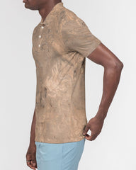 Sand Wave Men's Slim Fit Short Sleeve Polo