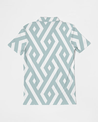 Green Diamonds Men's Slim Fit Short Sleeve Polo