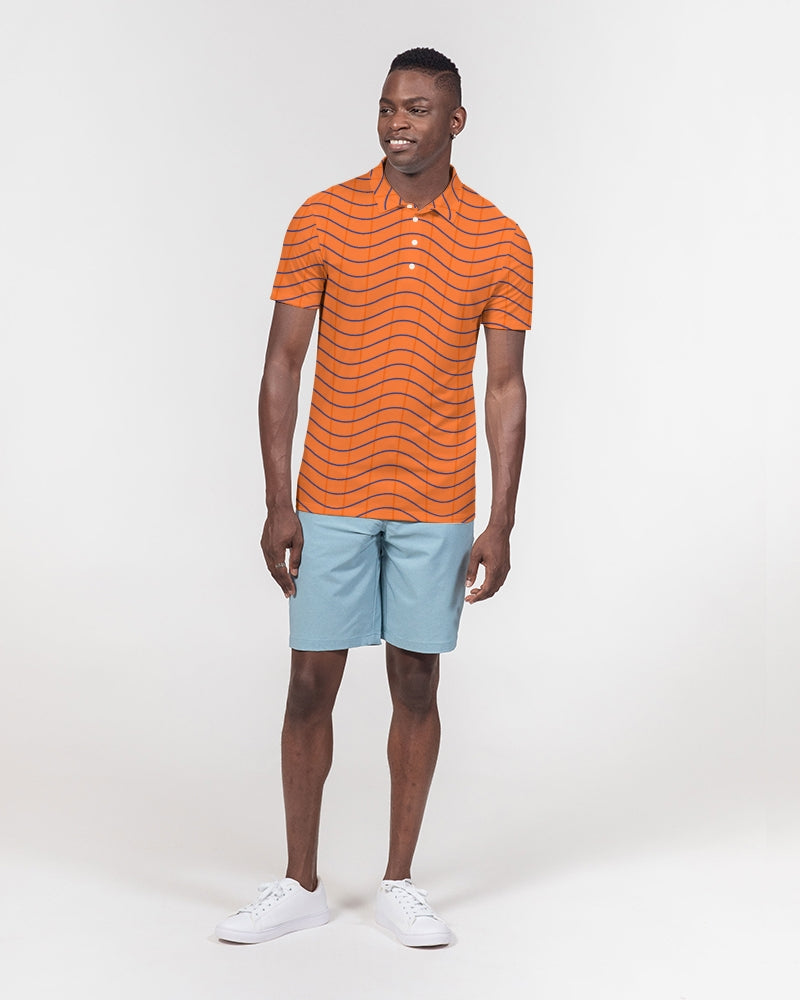 Pumpkin Men's Slim Fit Short Sleeve Polo