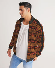 Tribe Love Men's Stripe-Sleeve Track Jacket