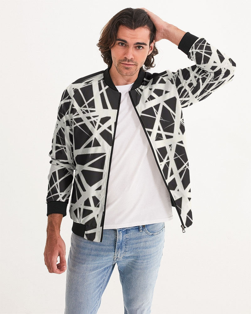 Men's Mixed Matter Bomber Jacket — bold all-over print by AmbiVirile, view 5