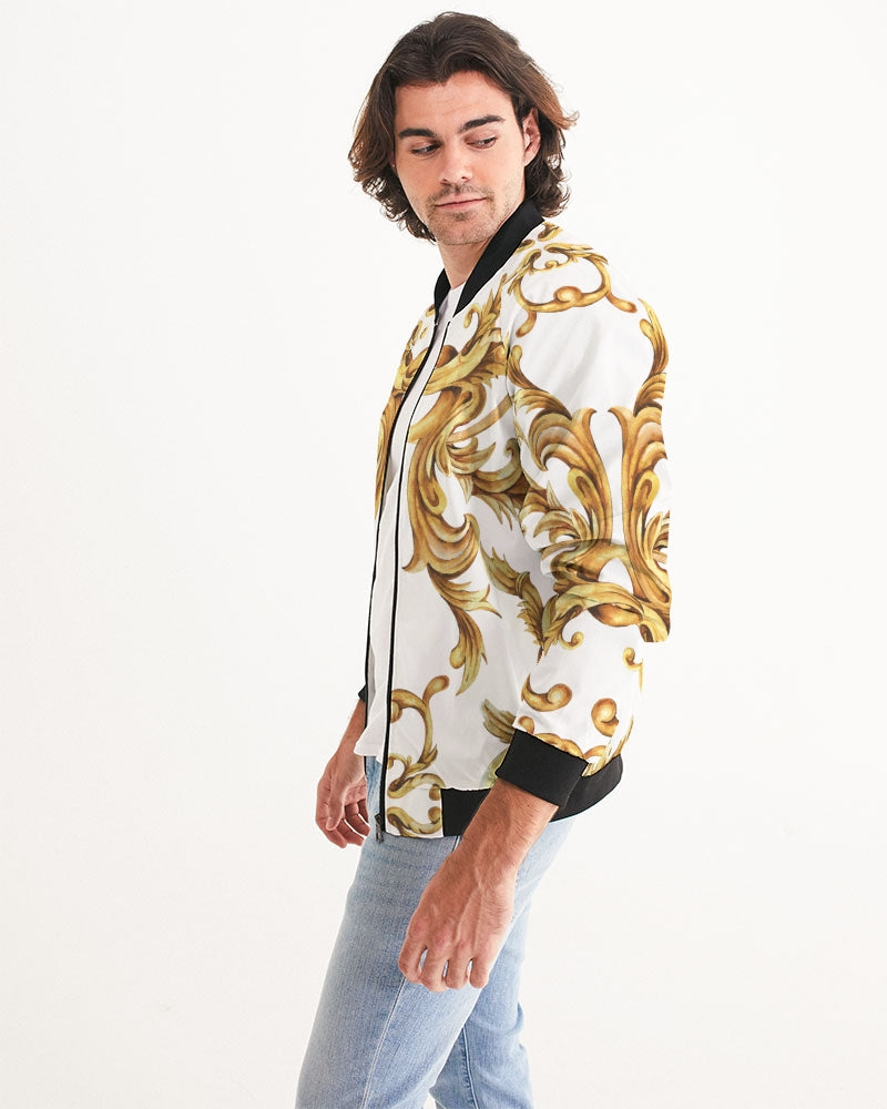 Vintage Gold Bomber Jacket