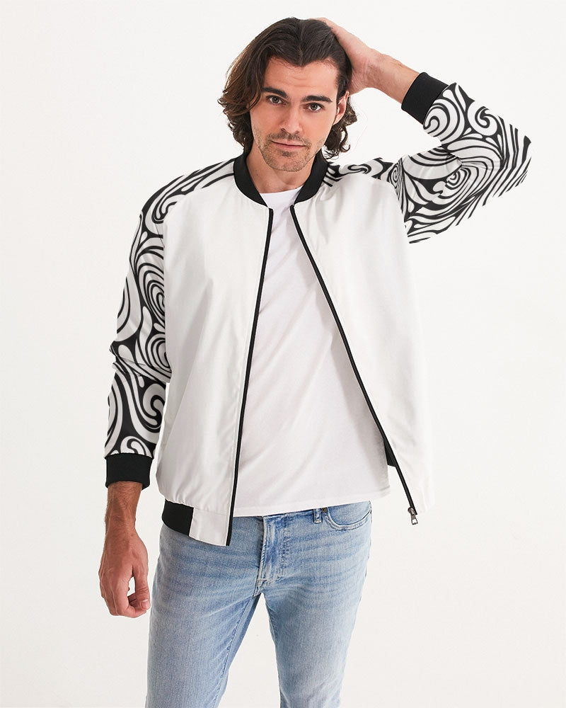 Men's Psychedelic Bomber Jacket — bold all-over print by AmbiVirile, view 5