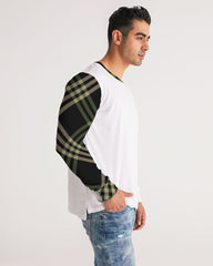 Smooth Plaid Men's Long Sleeve Tee