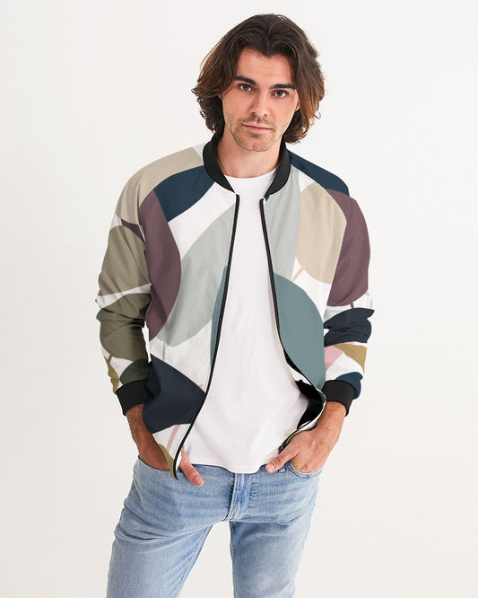 Geo Leaf Men's Bomber Jacket