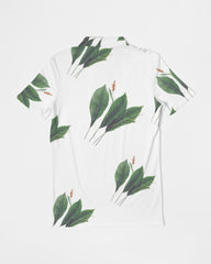 Leaves R Us Men's Slim Fit Short Sleeve Polo