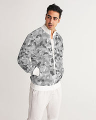 AV White Camo Men's Track Jacket