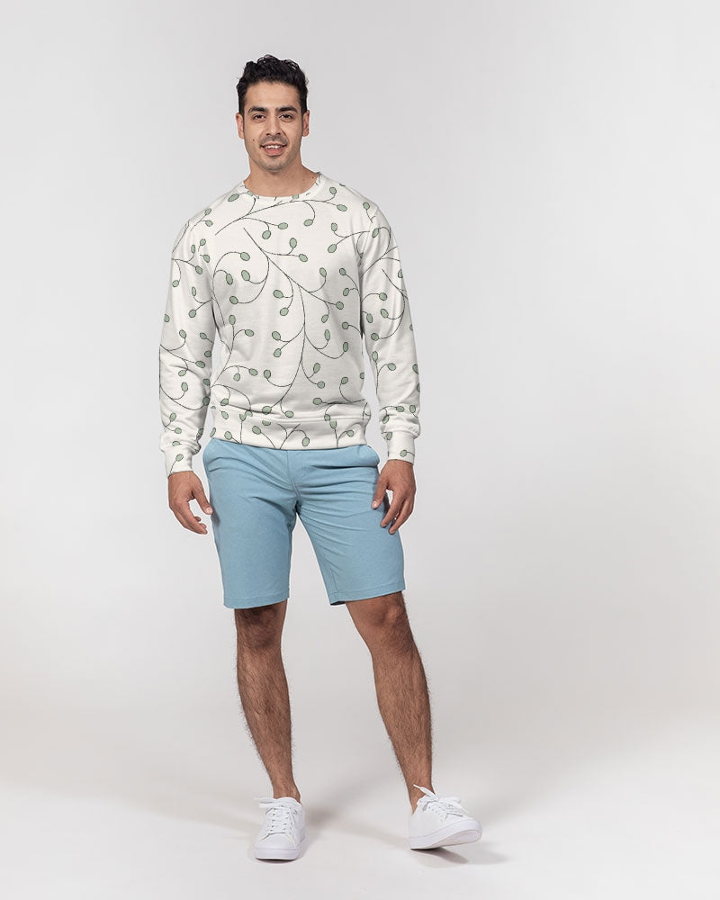 Sprigs Men's Classic French Terry Crewneck Pullover