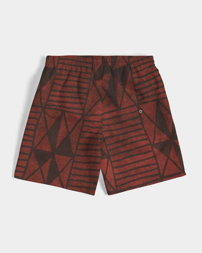Men's Tribal Diamond Swim Trunks — bold all-over print by AmbiVirile, view 7