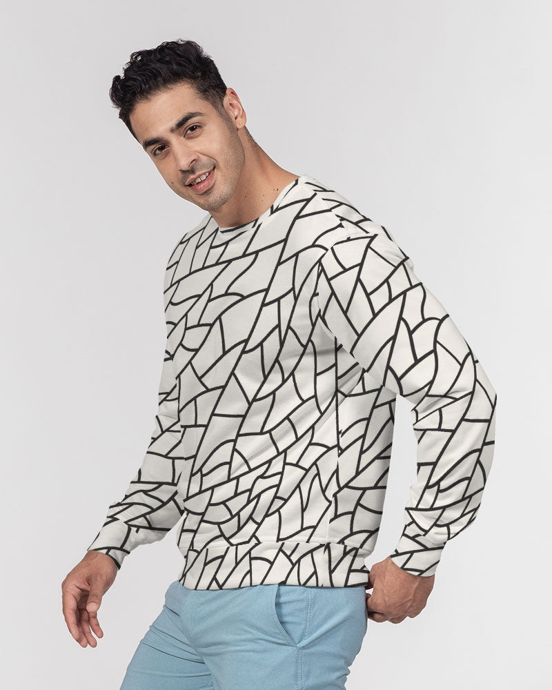 Glass Mud Men's Classic French Terry Crewneck Pullover