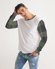 Winter Plaid Men's Long Sleeve Tee