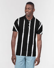 Big PINS Men's Slim Fit Short Sleeve Polo