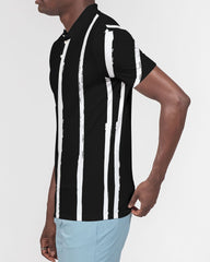 Big PINS Men's Slim Fit Short Sleeve Polo