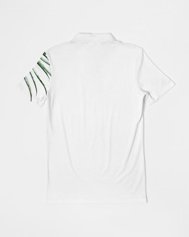 Exotic Life Tree Men's Slim Fit Short Sleeve Polo