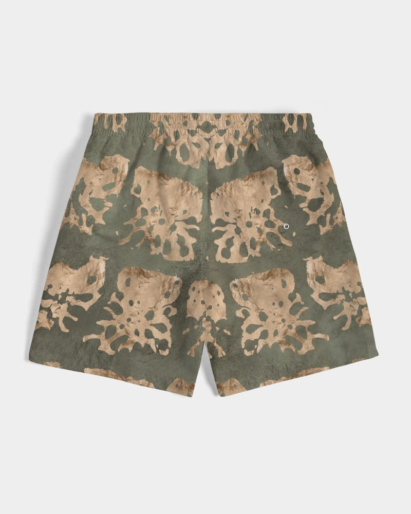 Men's Crocodile Sense Swim Trunks — bold all-over print by AmbiVirile, view 7