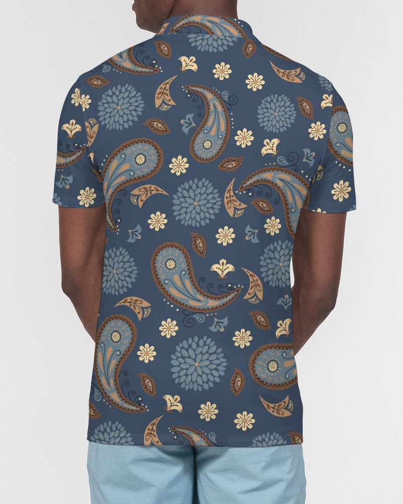 Moonlight Paisley Slim Fit Polo