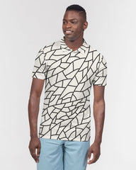 Glass Mud Men's Slim Fit Short Sleeve Polo