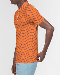 Pumpkin Men's Slim Fit Short Sleeve Polo