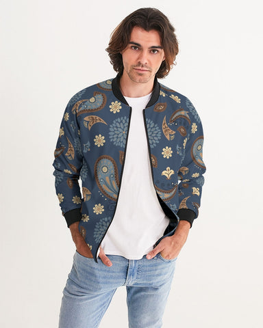 Moonlight Paisley Men's Bomber Jacket