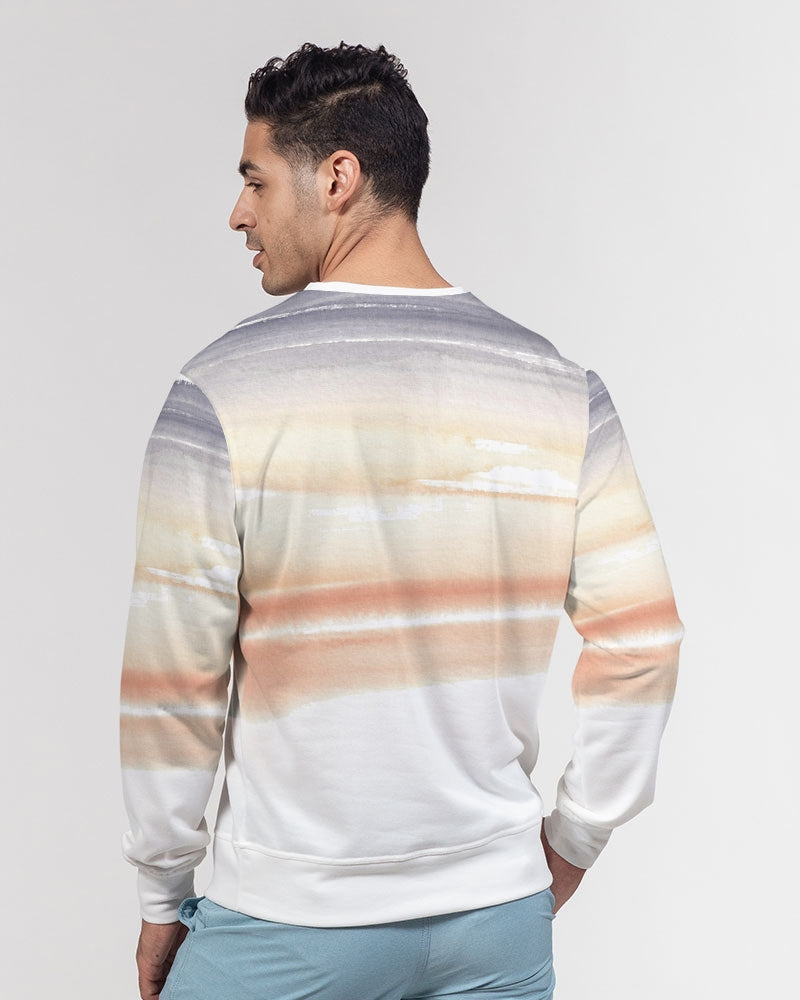 Breezy Men's Classic French Terry Crewneck Pullover