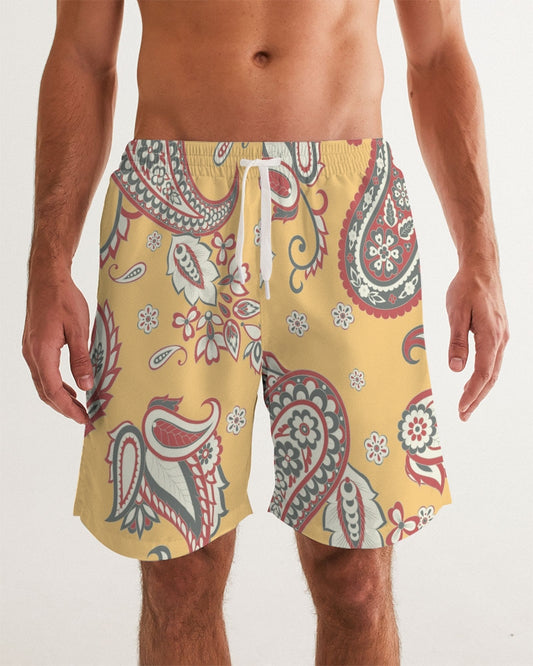 Canary Paisley Men's Swim Trunk