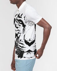 Tiger Black Head Men's Slim Fit Short Sleeve Polo