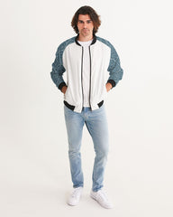 Teal Tribal Cloth Men's Bomber Jacket