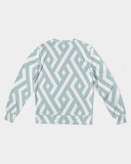Green Diamonds Men's Classic French Terry Crewneck Pullover