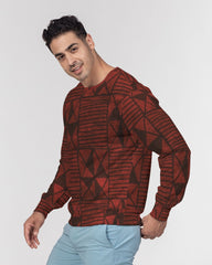 Tribal Diamond Men's Classic French Terry Crewneck Pullover
