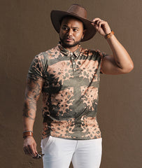 Crocodile Sense Men's Slim Fit Short Sleeve Polo
