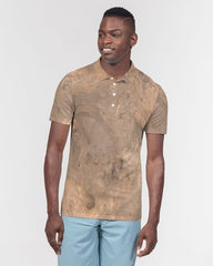 Sand Wave Men's Slim Fit Short Sleeve Polo